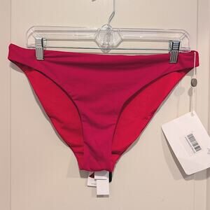 Skin Worldwide Vibrant Red Bikini Bottom Size Large